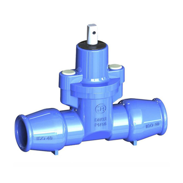 Задвижка Jafar 3500 DN 50 PN 16 с обрезиненным клином с ISO-фитингами…
