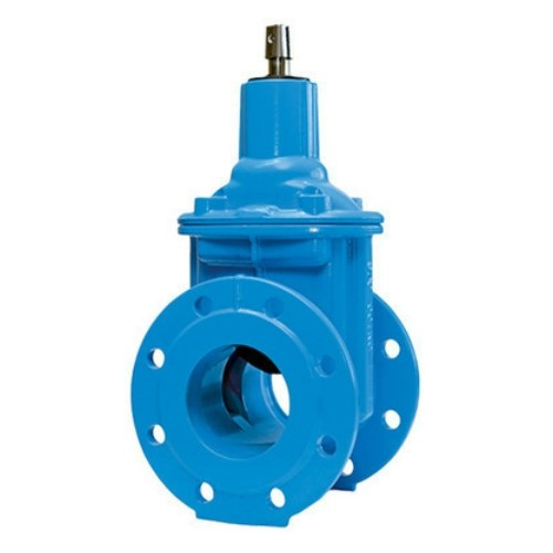 Задвижка HAWLE 4000E1+ DN 80 PN 10/16 фланцевая клиновая чугунная с обрезиненным клином короткая