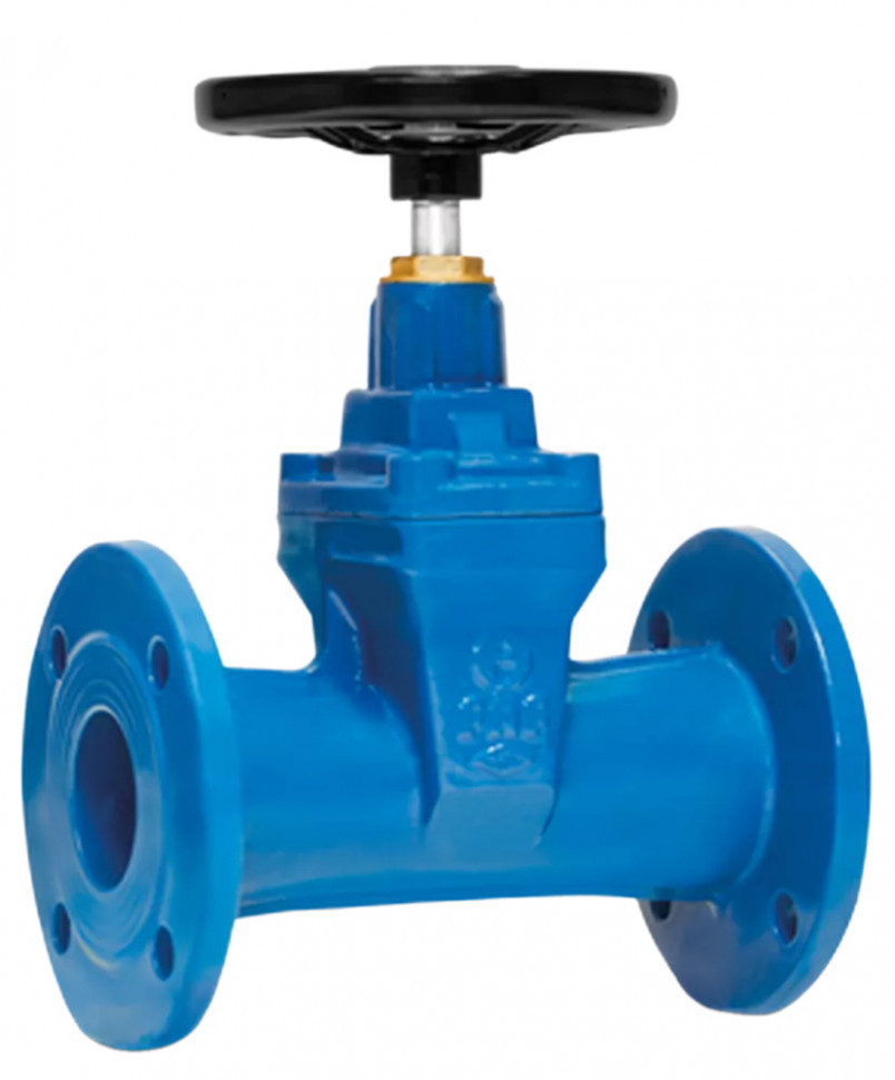 Задвижка FAF 6200 DN 80 PN 16 фланцевая клиновая чугунная под штурвал чугунная с обрезиненным клином