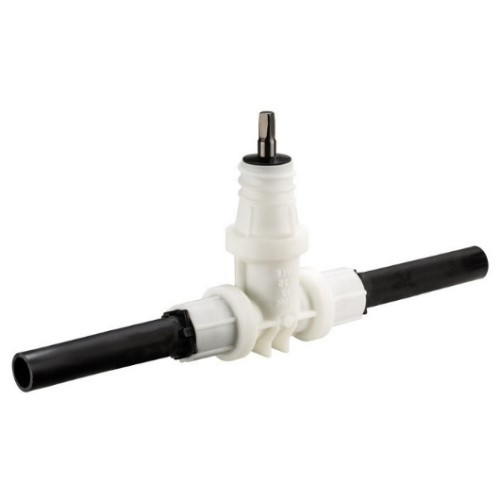 Вентиль Hawle 2670 с ПЭ патрубками для сварки POM PN 16 DN 1 1/4"/40