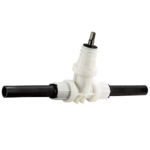 Вентиль Hawle 2675 с ПЭ патрубками для сварки POM PN 10 DN 1"/32