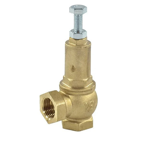 Клапан предохранительный Benarmo ВР 1 1/4"х1 1/4" DN 32х32 PN 16 Pн = 1...16 бар угловой латунный