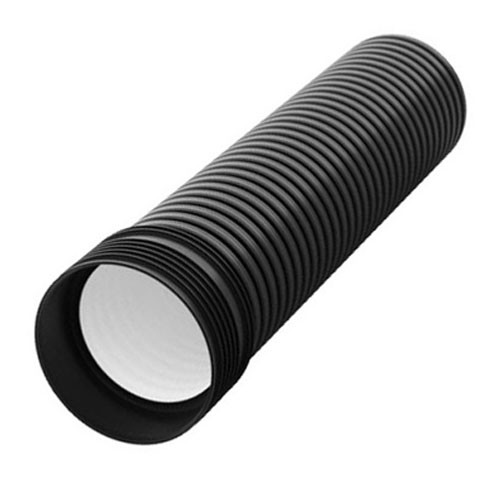 Труба гофрированная КОРСИС DN/OD 1200/1035 SN8 с раструбом, двухслойная для канализации 12м