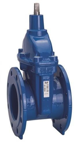 Задвижка AVK 06/30 DN 40 PN 10/16 фланцевая клиновая чугунная с обрезиненным клином
