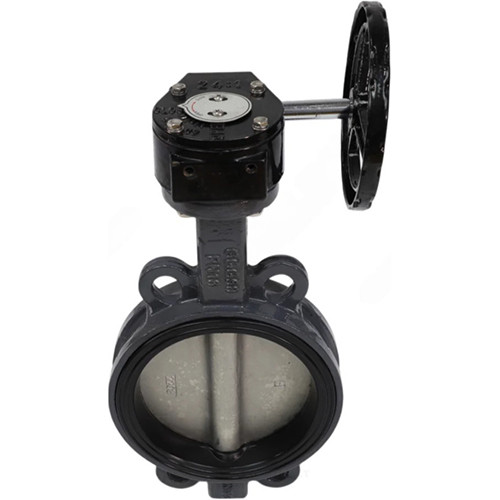Затвор дисковый чугунный Benarmo 2012R DN 150 PN 16 поворотный межфланцевый с редуктором