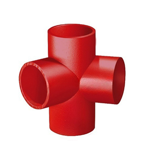Крестовина двухплоскостная SML DN 100/80/80 мм чугунная