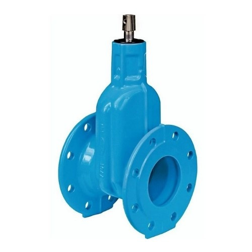Задвижка HAWLE 4000A DN 80 PN 10/16 фланцевая клиновая чугунная с обрезиненным клином короткая в монолитном корпусе