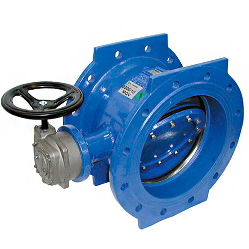 Затвор PAM Saint-Gobain EUROSTOP JPA DN 250 PN 10 поворотный фланцевый с двойным эксцентриком с ручным управлением
