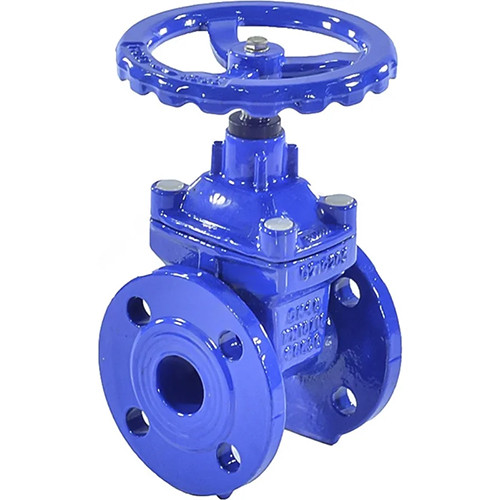 Задвижка Benarmo 30ч39р DN 150 PN 10/16 обрезиненный клин EPDM с гайкой и направляющими клина с невыдвижным шпинделем, уплотнение - EPDM