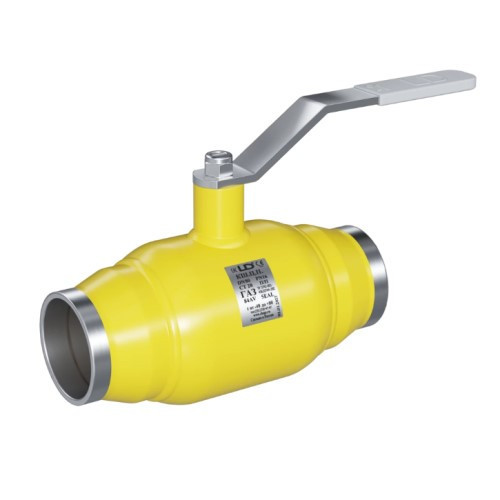 Кран шаровой цельносварной LD КШ.Ц.П.GAS.025.040.П/П.01 Ду 25 Ру 40 нержавеющий полнопроходный под приварку