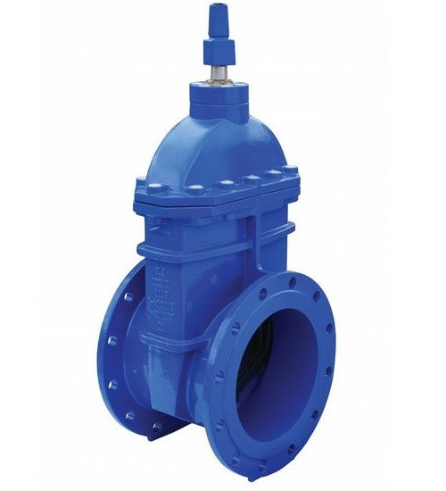 Задвижка Saint-Gobain EURO 20 DN100 PN10/16 фланцевая клиновая чугунная с обрезиненным клином