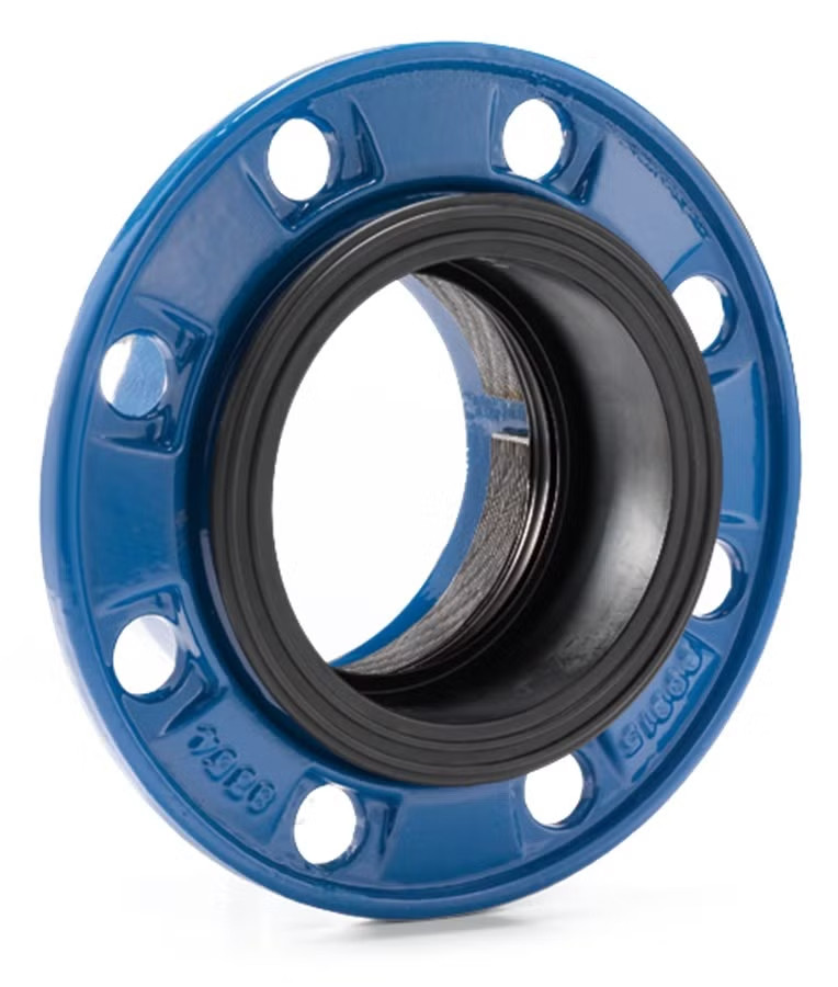 Фланец AVK COMBI 05/60 DN 250/250 PN 16 обжимной фиксирующего типа для ПЭ и ПВХ труб