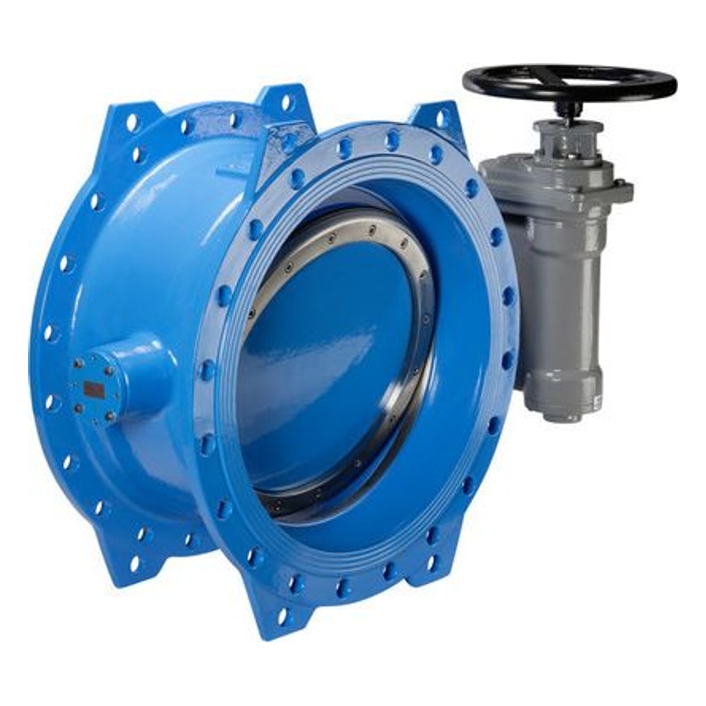 Затвор поворотный HAWLE 9881K DN 150 PN 10 с двойным эксцентриком